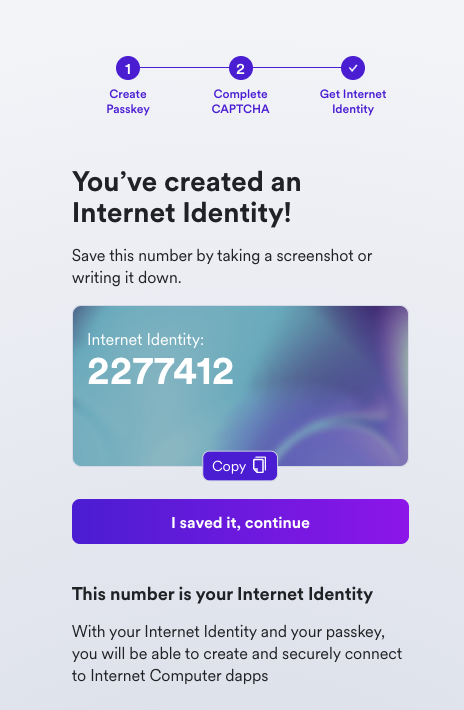 Internet Identity 5